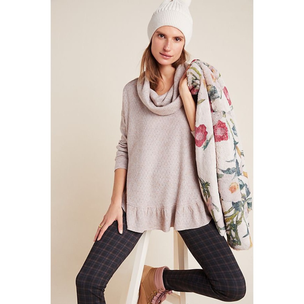 NWT Anthropologie Ruffled Pullover